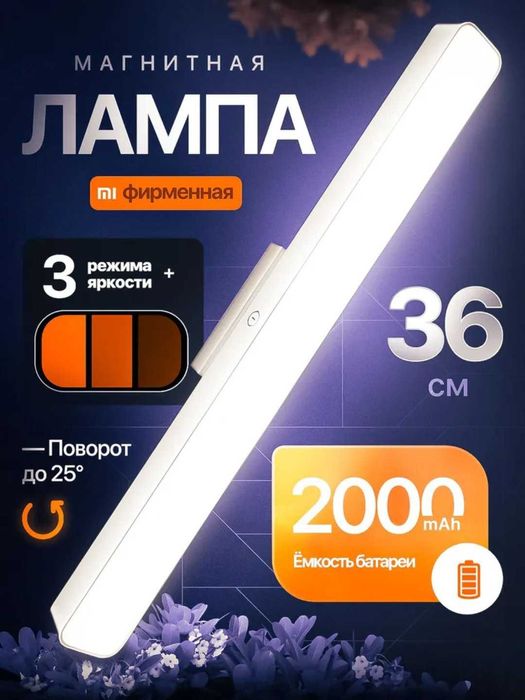 Светильник магнитный на аккумуляторе Xiaomi Magnetic Reading Light