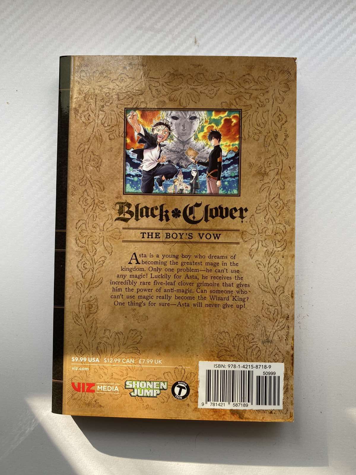 Манга Black Clover vol. 1