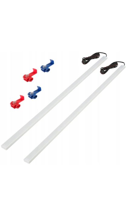 Bandă LED iluminare auto, 100cm, Alb