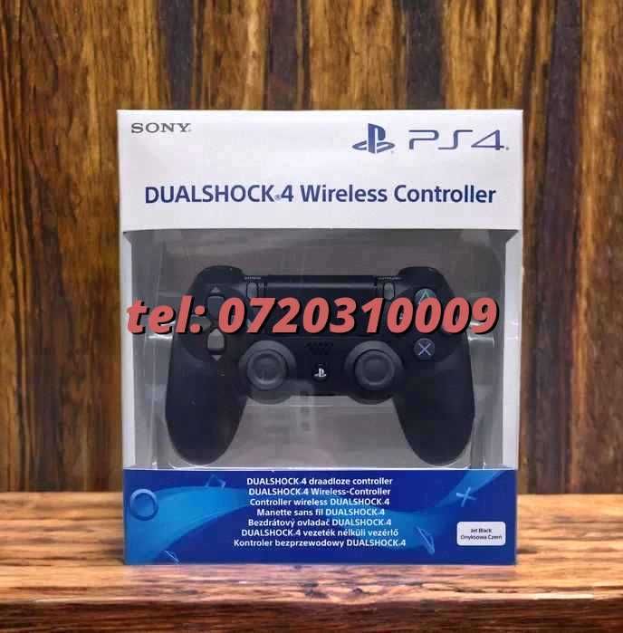 Controller Ps4 Wireless Sony Dualshock 4 V2 Negru Original Nou Sigila