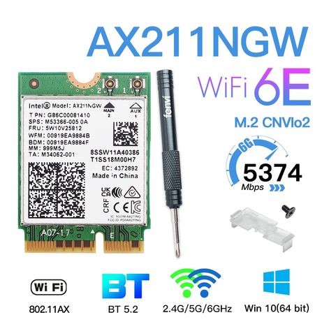 Placa retea wireless Intel AX211 vPro