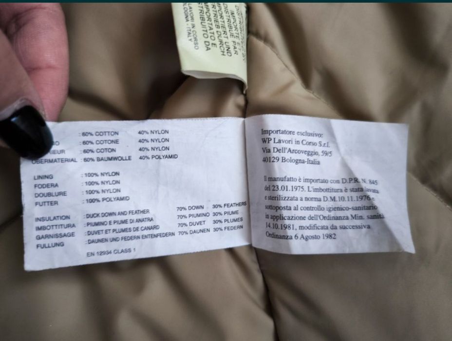 Geaca iarna puf și pene  Woolrich 10-11 ani