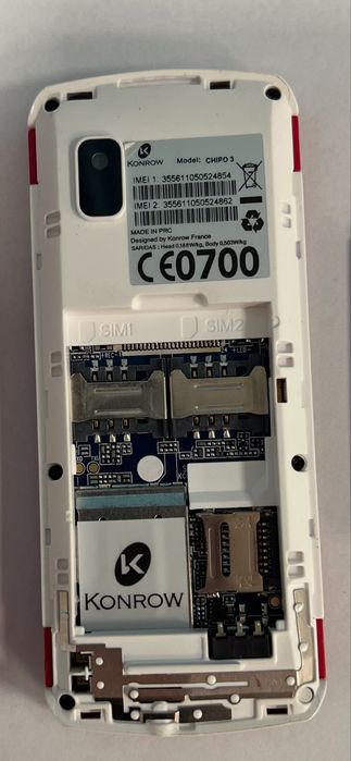 Telefon cu butoane Konrow Chipo 3 Dual Sim, ca Nou
