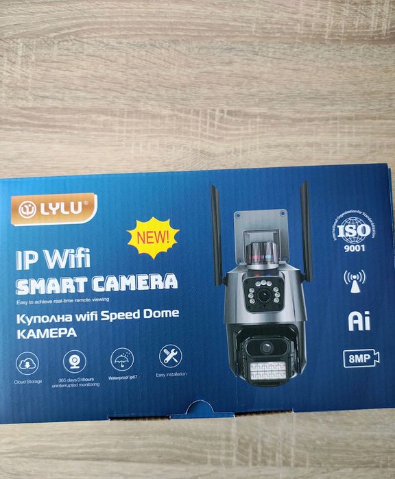 8 Mpx. Двойна вътрешна/външна двойна камера