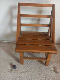 Дървен стол ръчна изработка