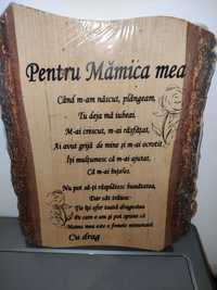 Decorațiune Tablou lemn " Pentru Mamica Mea"/ Oglinda baie noua