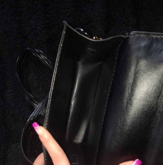 Geantă mini neagră