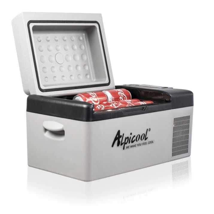 AlpiCool 20L Портативен Компресорен хладилник 20 литра 12V 24V 220V