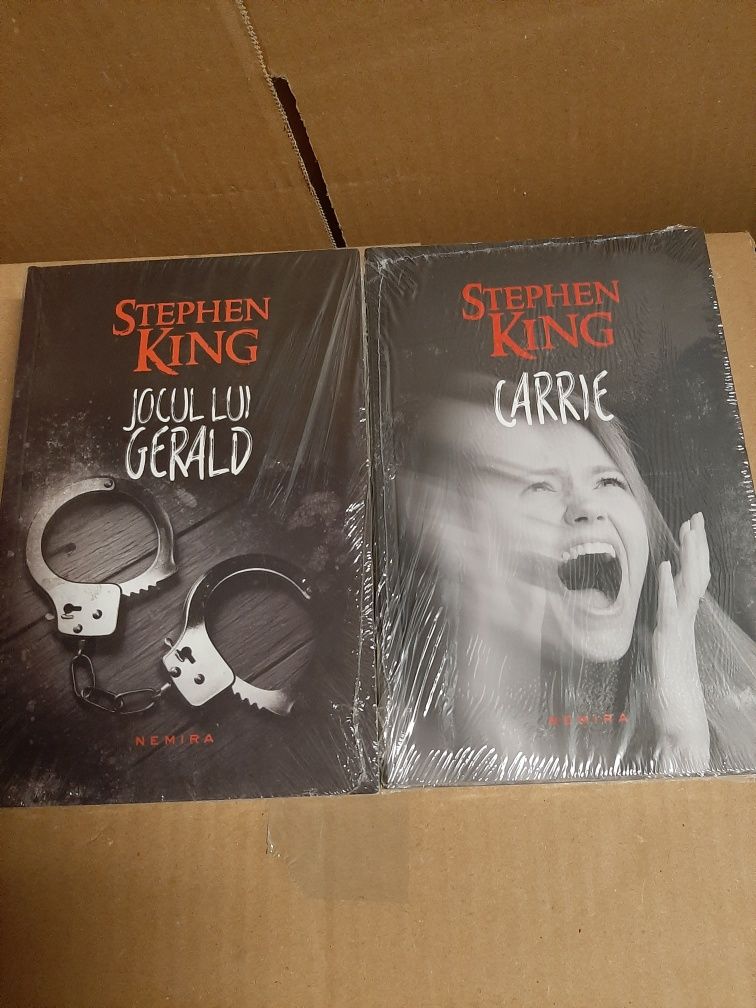 Set Stephen King 6 carti (Misery, Jocul lui Gerald, Carrie etc.),sigil