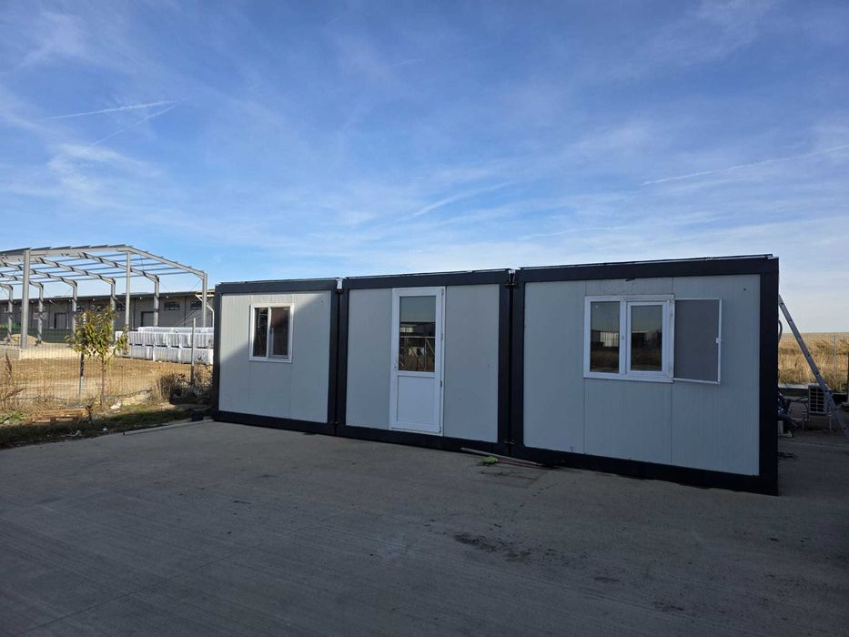 CONTAINERE tip CAZARE pentru muncitori (12m x 9 m)