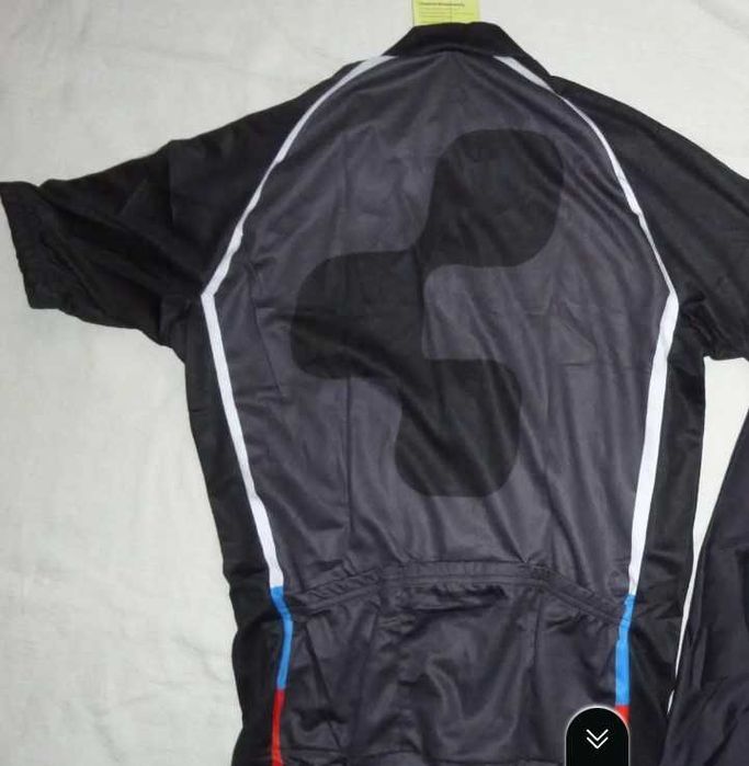 Echipament ciclism Cube Albastru sau negru NOU set tricou si pantaloni