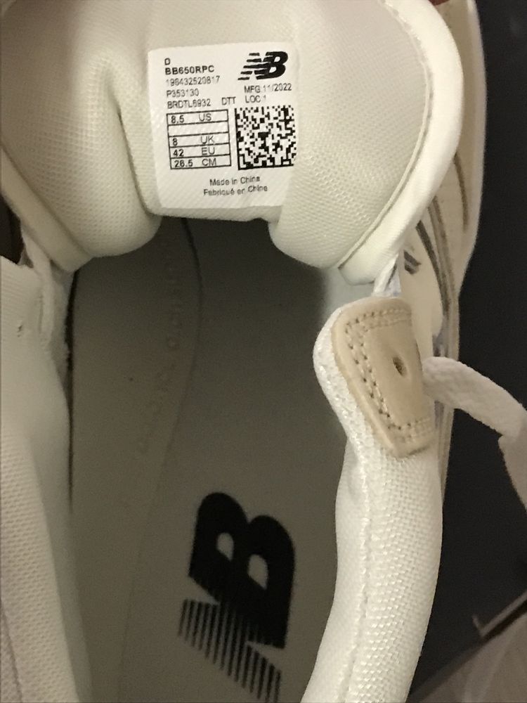 New Balance BB650RPC  - Sneakers high - off white beige