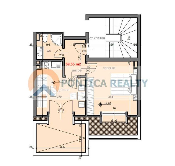 Продава се Едностаен апартамент в Несебър - 34 кв.м за 810 €/кв.м - Снимка #6