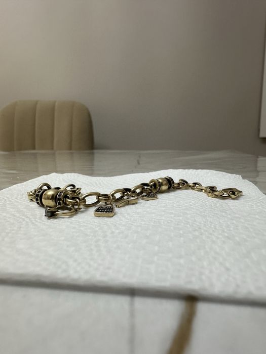 желтое золото браслет и кольцо