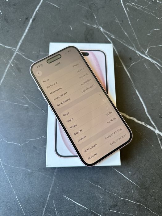 IPhone 15 Pink 128GB