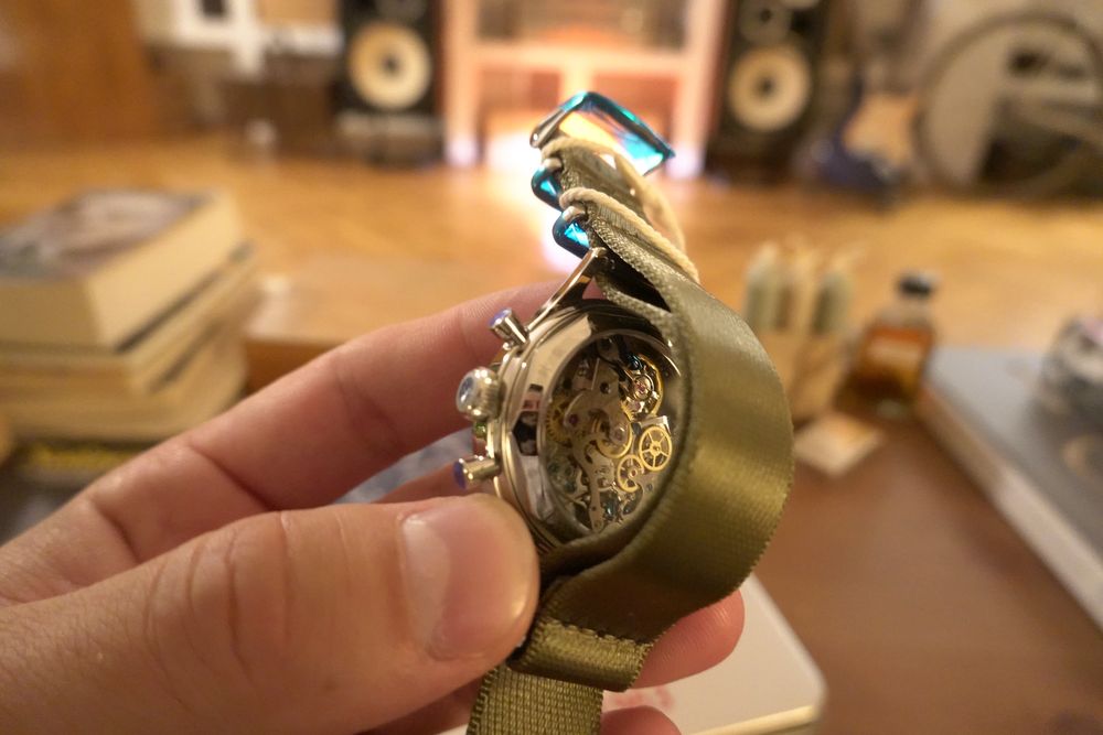 Ceas mecanic SEAGULL 1963 Nou, cutie.