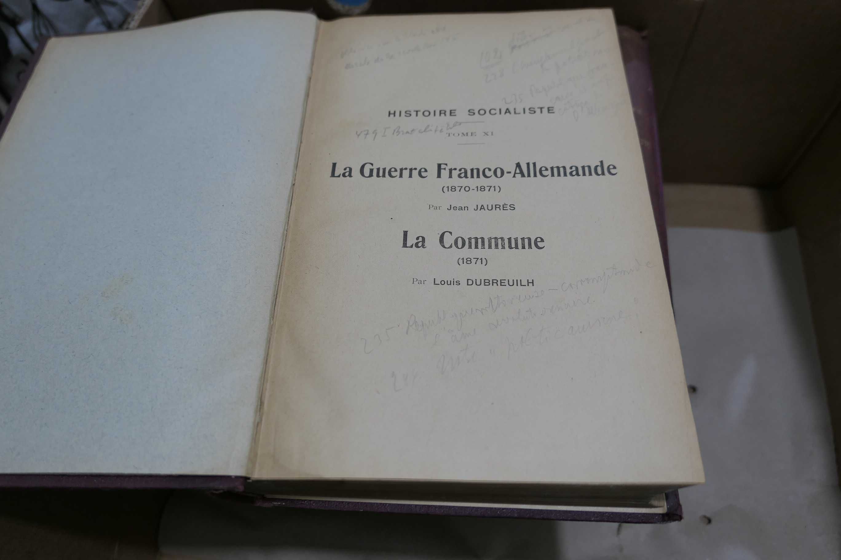 Jean Jaurès
Histoire socialiste de la France contemporaine
1789-1900