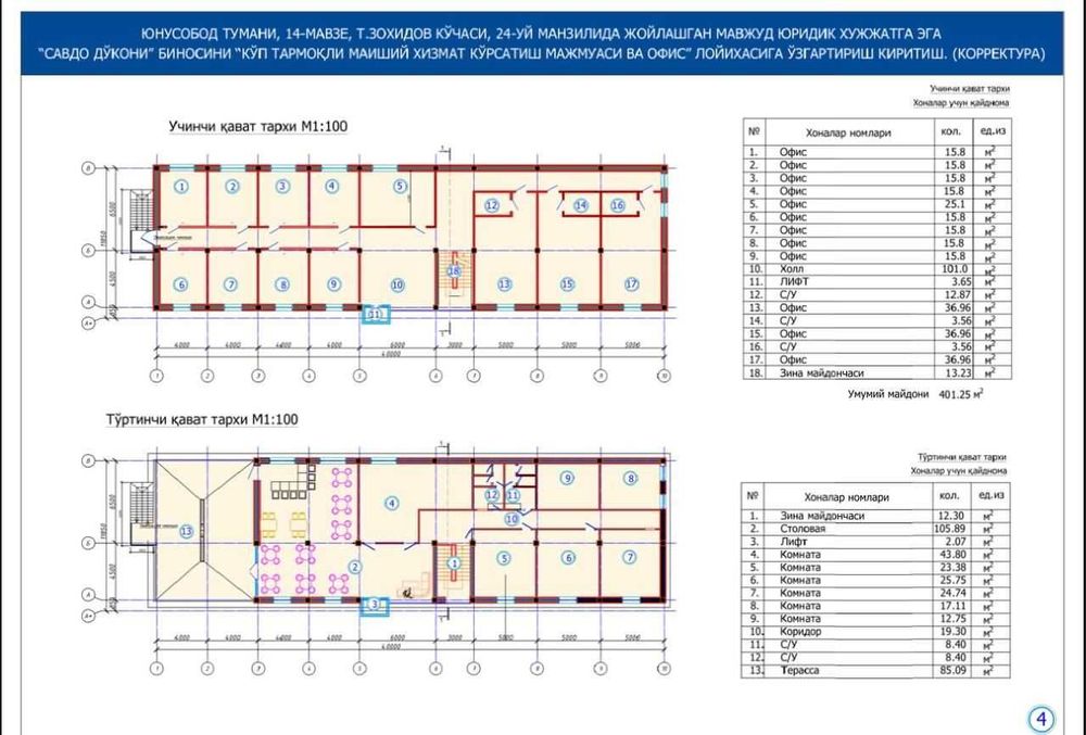 Коммерческое здание на продажу у Сайрам базара, Юнусабад .