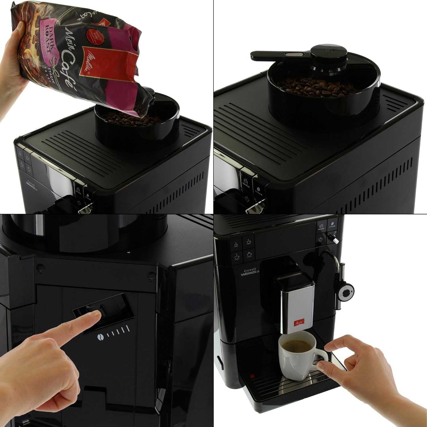 Кафеавтомат Melitta Caffeo Varianza CS F550-102 автоматичен кафе робот