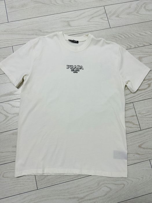 Tricou alb Prada XL