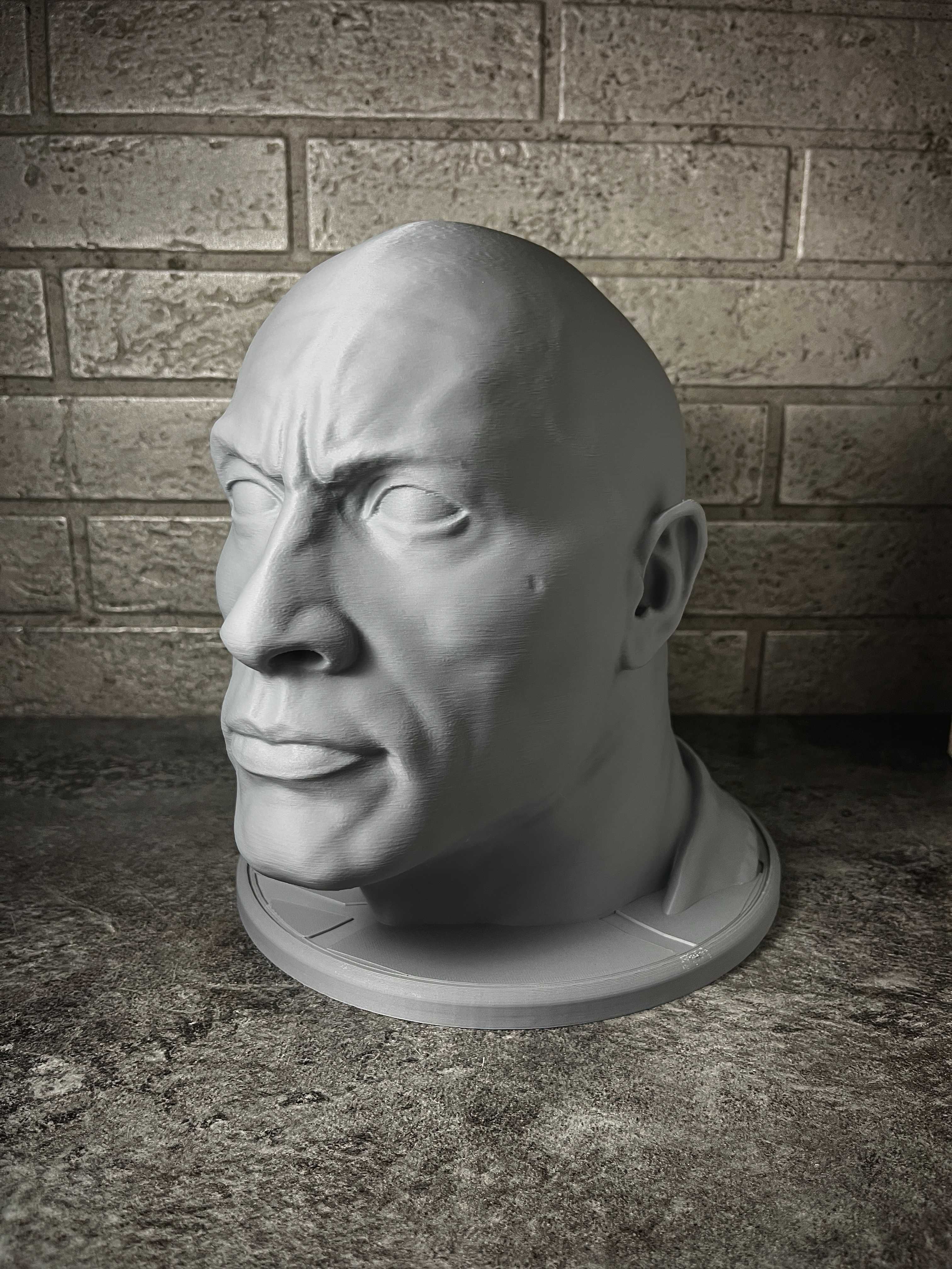 Suport casti - bust The Rock