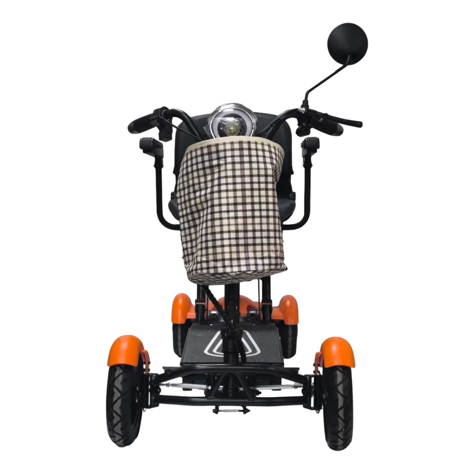 Сгъваема електрическа четириколка MaxMotors 750W - Orange