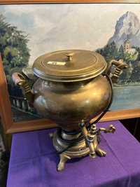 184 Samovar mare din bronz masiv 33cm hx24