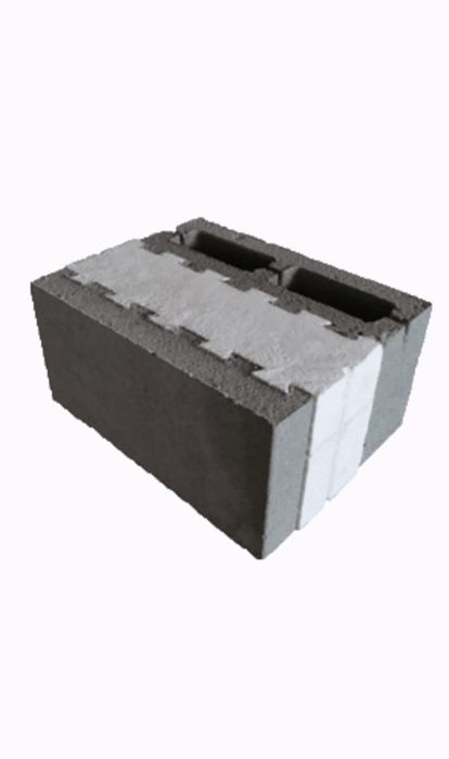 Трехслойный Теплоблок, Кирпич, Блок