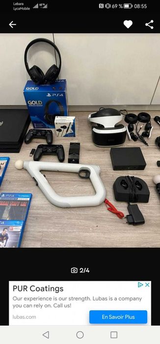 Vând PS 4 cu tot ce este în poză