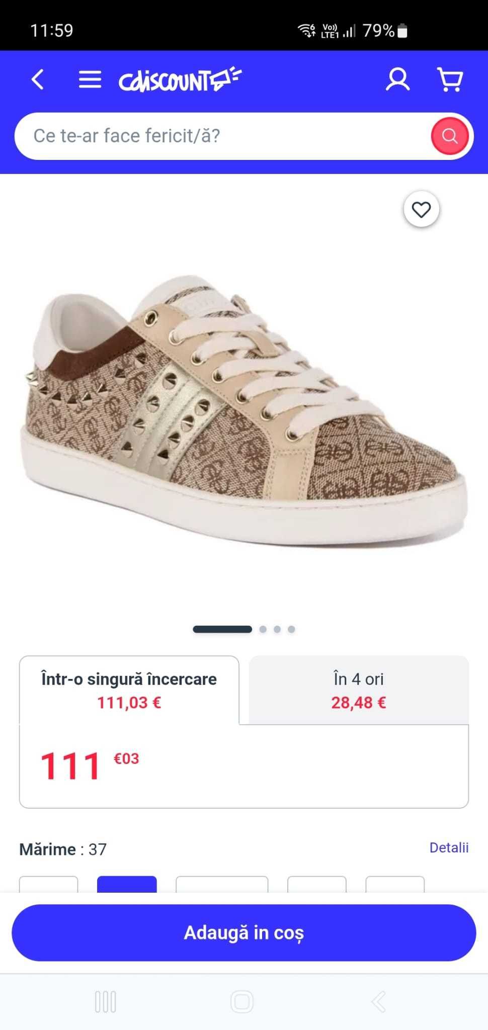 Guess masura 39 originali noi in cutie