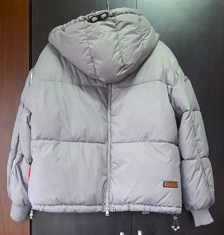 Geacă damă cu glugă, îmblănită