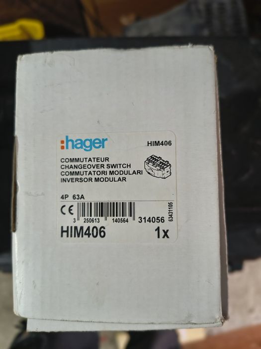 Comutator și un Disjunctor diferențial