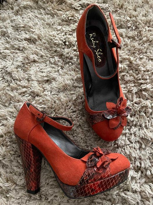 Pantofi piele întoarsă