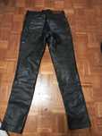 pantaloni de piele barbati rock,goth,punk,moto,biker superbi