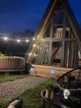 Cabana A-frame Valea Drăganului cu ciubăr