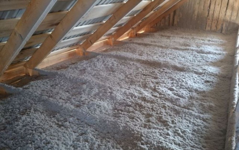 Эковата утепление крыши дом, чердак, мансарды недорого за 1 день