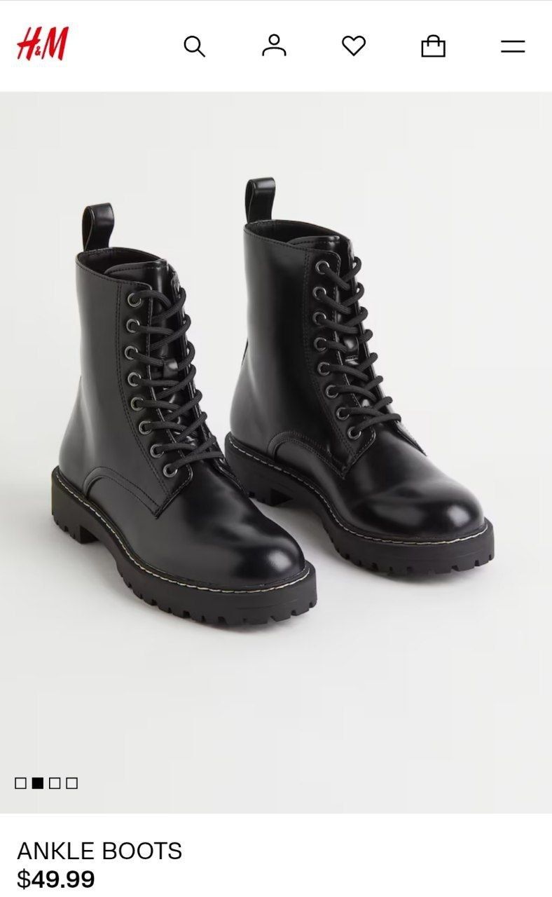 Ботинки демисезонные H&M, новые