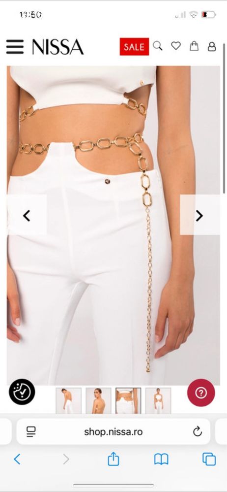 Pantaloni eleganti de ocazie Nissa