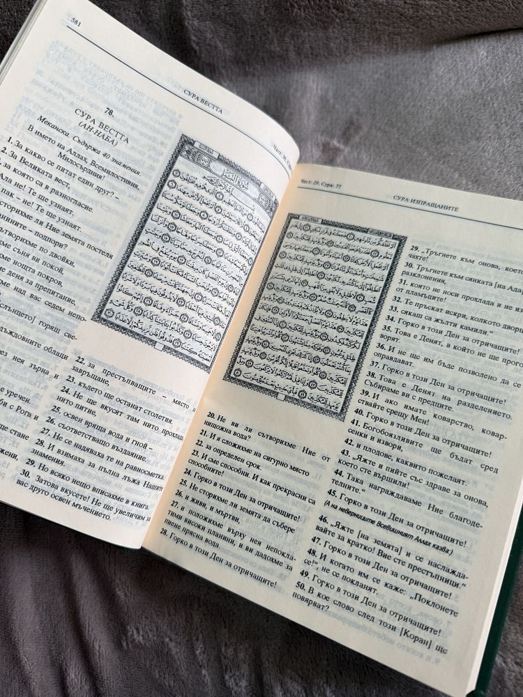 Книга превод на свещения коран