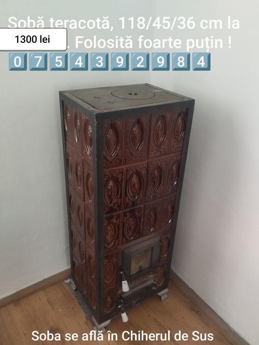 Sobă de teracotă la 1300 lei