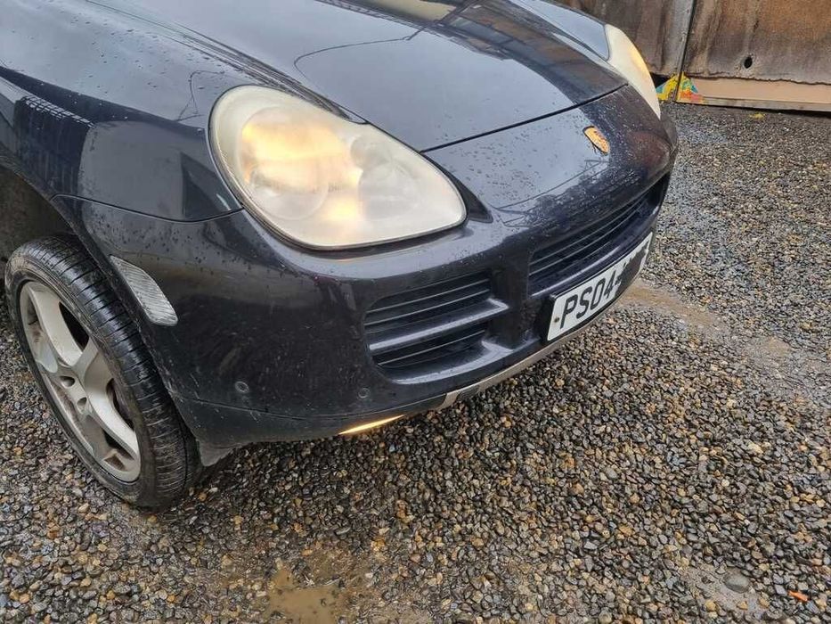 Bara fata Porsche Cayenne 2002 - 2006 NEGRU Z4 / C9Z (1131) model fara spalatoare far