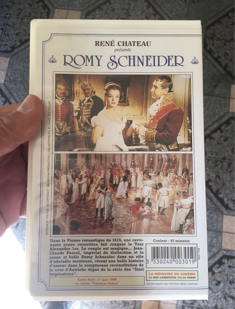 2 casete video VHS  originale cu Romy Schneider