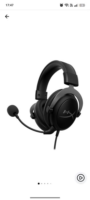 Căști gaming HyperX,mufă jack,cu microfon