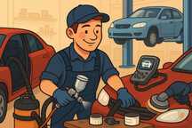 Servicii auto: vopsire elemente /curatare interior/diagnoza auto