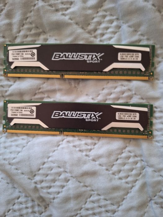 kit memorii pc   crucial  16 gb  functionale fara defecte ddr3