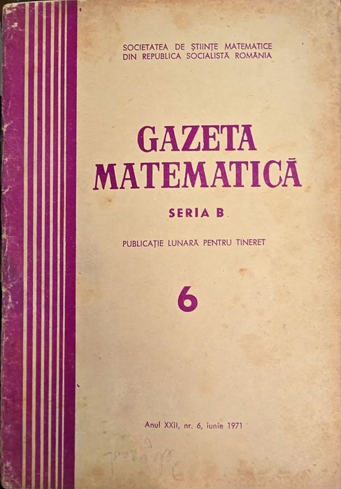 Gazeta matematica numere vechi + cărți și manuale Partea 1