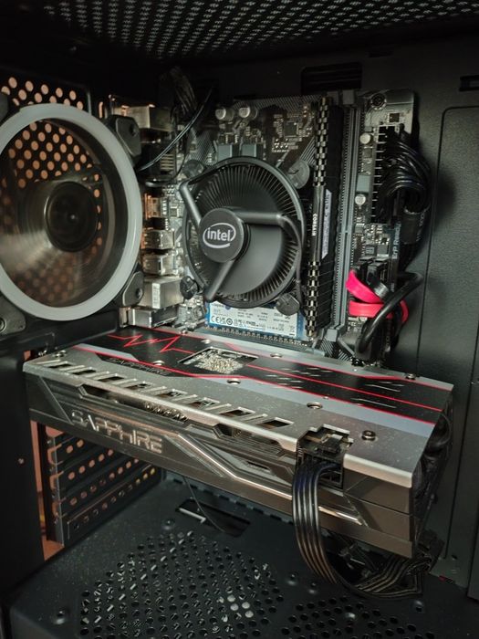 Vând PC Gaming i3 10100f RX 580 8gb