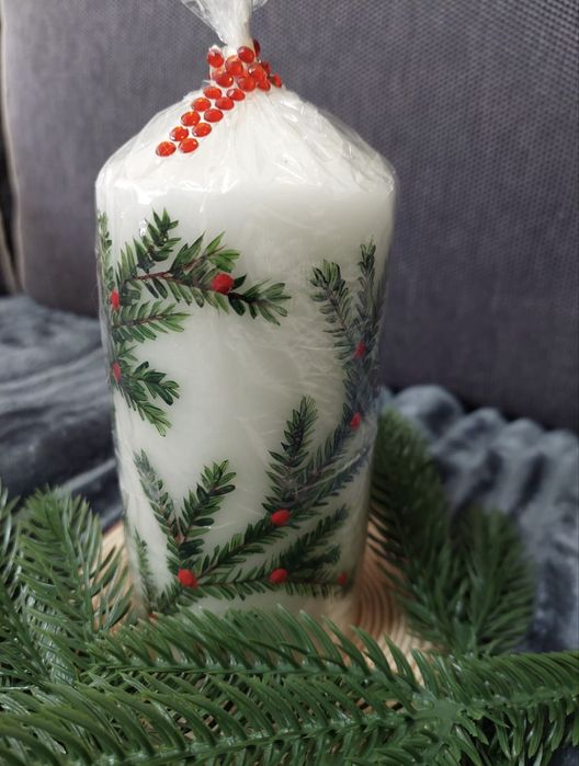 Luminare pictata manual ideal pentru cadou Craciun