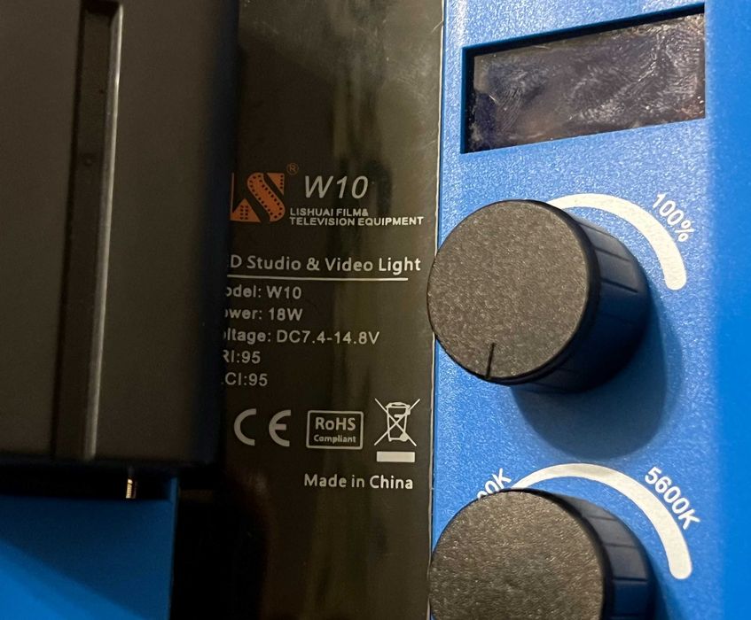 Lumina lampa video foto LED unghi larg 180 grad W10 de 36W 3200K 5600K