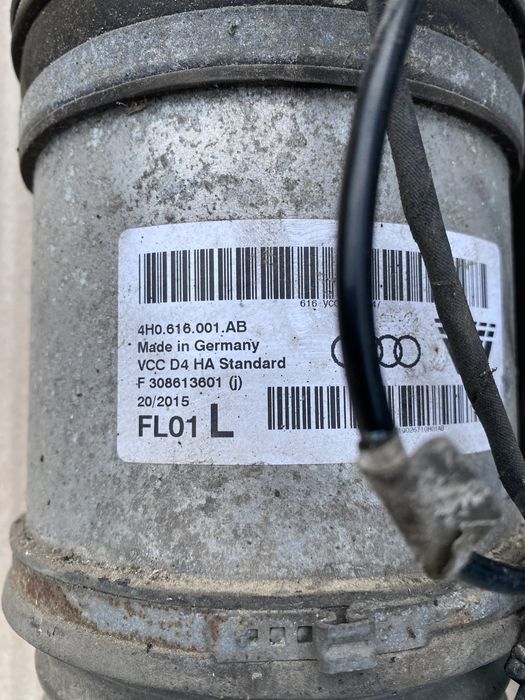 Perna aer spate Audi A8 4H 2010-2017 : 4H0616001AB / 4H0616002AB